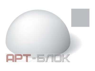 Полусфера бетонная ПСФ-3 (Серая)